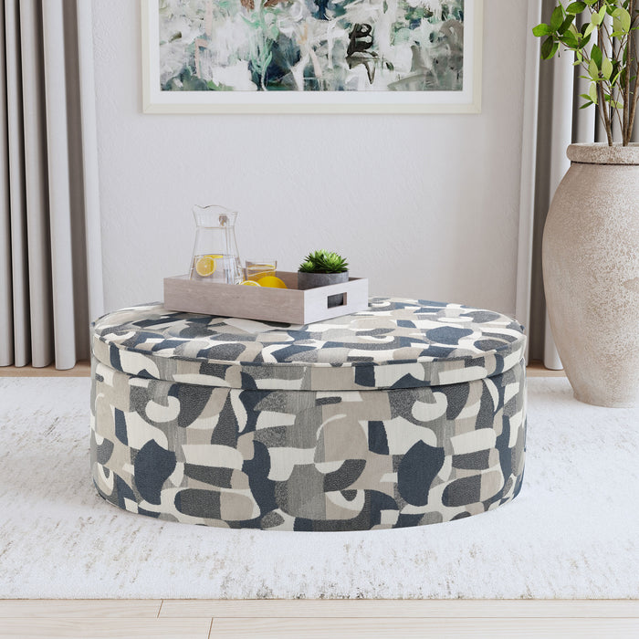 Tomkins Ottoman - U&U Home Budget Furniture (Carteret, NJ)