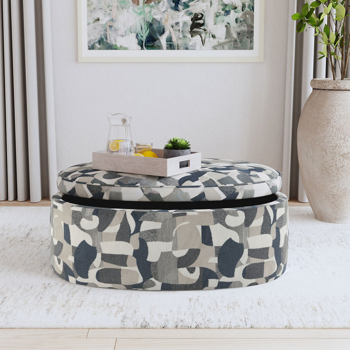 Tomkins Ottoman - U&U Home Budget Furniture (Carteret, NJ)