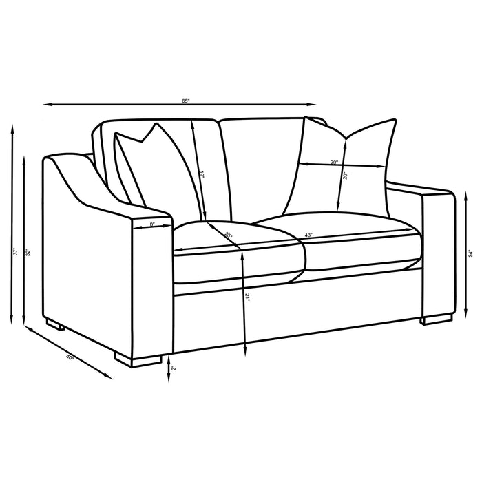 Ashlyn Stationary 3 Pc Sets - U&U Home Budget Furniture (Carteret, NJ)