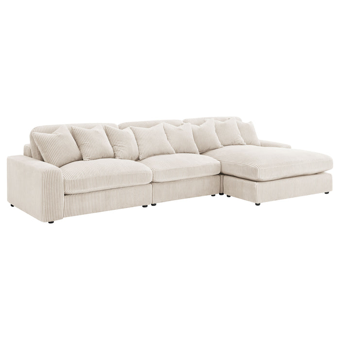 Blaine Stationary Sectionals - U&U Home Budget Furniture (Carteret, NJ)