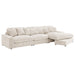 Blaine Upholstered Reversible Chaise Sectional Sofa - U&U Home Budget Furniture (Carteret, NJ)