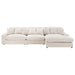 Blaine Upholstered Reversible Chaise Sectional Sofa - U&U Home Budget Furniture (Carteret, NJ)