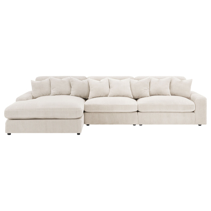 Blaine Stationary Sectionals - U&U Home Budget Furniture (Carteret, NJ)
