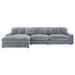 Blaine Upholstered Reversible Chaise Sectional Sofa - U&U Home Budget Furniture (Carteret, NJ)