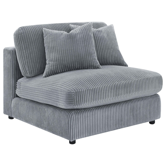 Blaine Upholstered Reversible Chaise Sectional Sofa - U&U Home Budget Furniture (Carteret, NJ)
