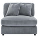 Blaine Upholstered Reversible Chaise Sectional Sofa - U&U Home Budget Furniture (Carteret, NJ)