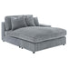 Blaine Upholstered Reversible Chaise Sectional Sofa - U&U Home Budget Furniture (Carteret, NJ)