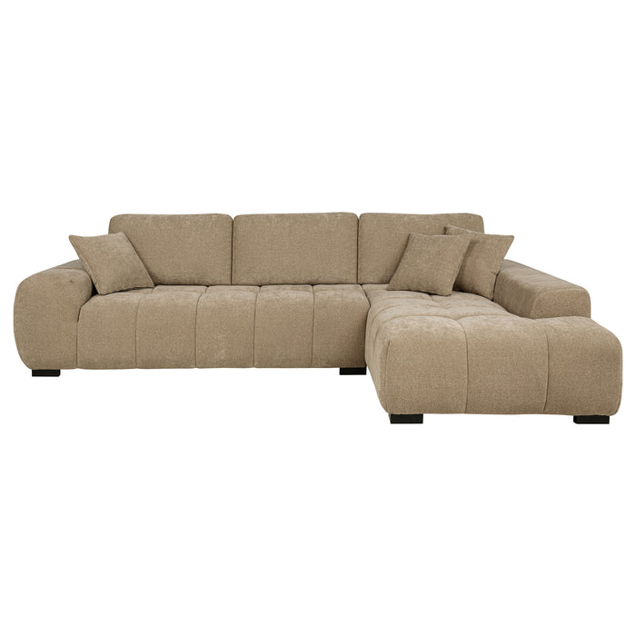 Octavia Stationary Sectionals - U&U Home Budget Furniture (Carteret, NJ)