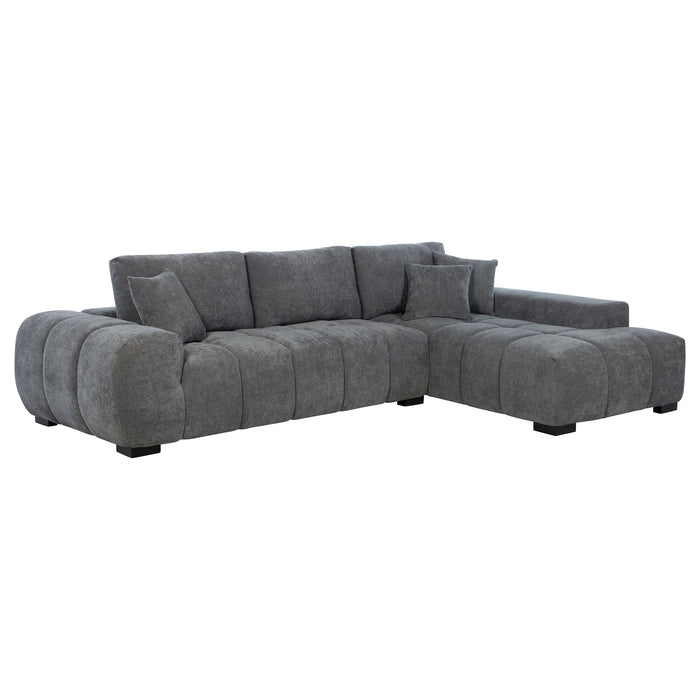 Octavia Stationary Sectionals - U&U Home Budget Furniture (Carteret, NJ)