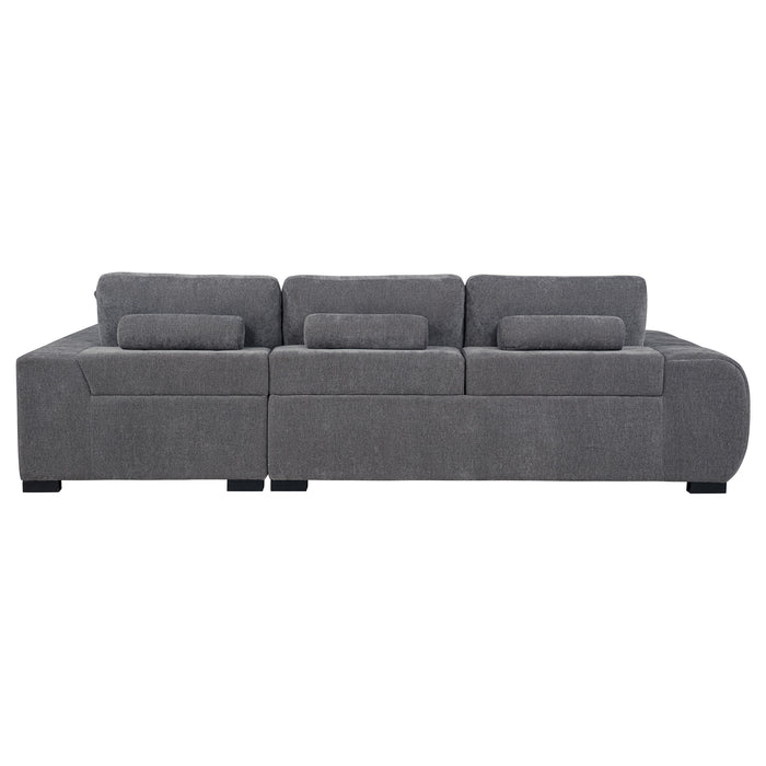 Octavia Stationary Sectionals - U&U Home Budget Furniture (Carteret, NJ)