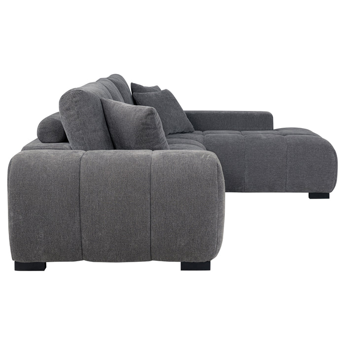Octavia Stationary Sectionals - U&U Home Budget Furniture (Carteret, NJ)