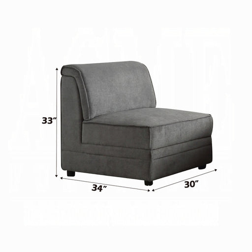 Bois Modular-Armless Chair - U&U Home Budget Furniture (Carteret, NJ)