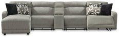 Colleyville Power Reclining Sectional with Chaise - U&U Home Budget Furniture (Carteret, NJ)