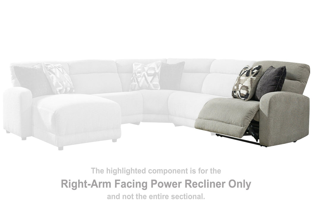 Colleyville Power Reclining Sectional with Chaise - U&U Home Budget Furniture (Carteret, NJ)