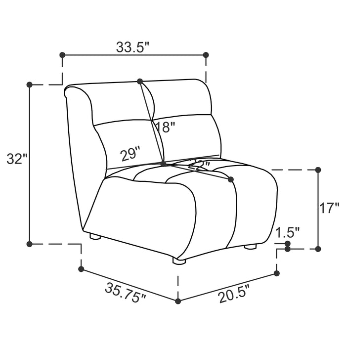 Charlotte Modular Sectionals - U&U Home Budget Furniture (Carteret, NJ)