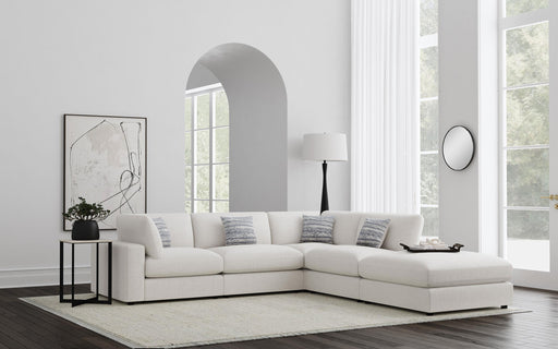 Serene 5-piece Upholstered Modular Sectional Sofa Beige - U&U Home Budget Furniture (Carteret, NJ)