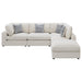 Serene 5-piece Upholstered Modular Sectional Sofa Beige - U&U Home Budget Furniture (Carteret, NJ)