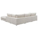 Serene 5-piece Upholstered Modular Sectional Sofa Beige - U&U Home Budget Furniture (Carteret, NJ)