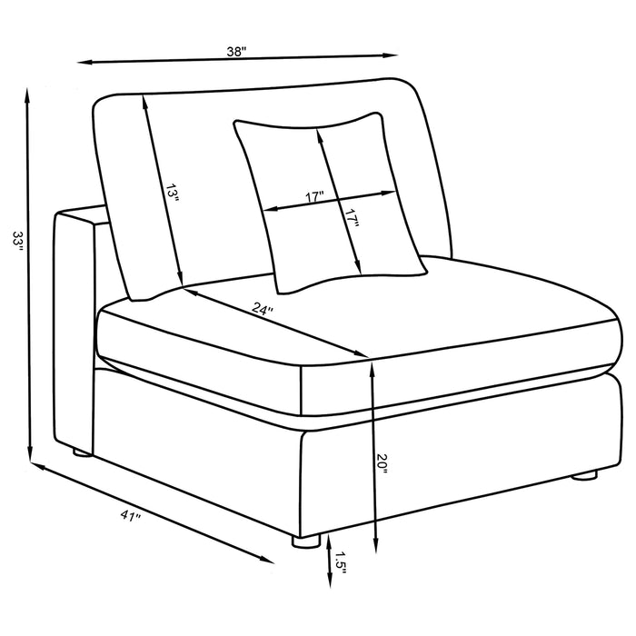 Serene Modular Sectionals 5 - U&U Home Budget Furniture (Carteret, NJ)