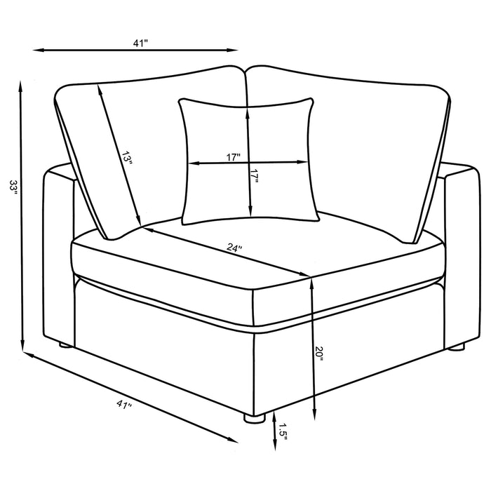 Serene Modular Sectionals 5 - U&U Home Budget Furniture (Carteret, NJ)