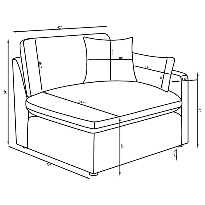 Hobson Modular Sectionals 8 - U&U Home Budget Furniture (Carteret, NJ)