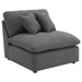 Hobson 6-piece Upholstered Modular Sectional Sofa Charcoal - U&U Home Budget Furniture (Carteret, NJ)