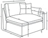 Hobson Modular Sectionals 8 - U&U Home Budget Furniture (Carteret, NJ)