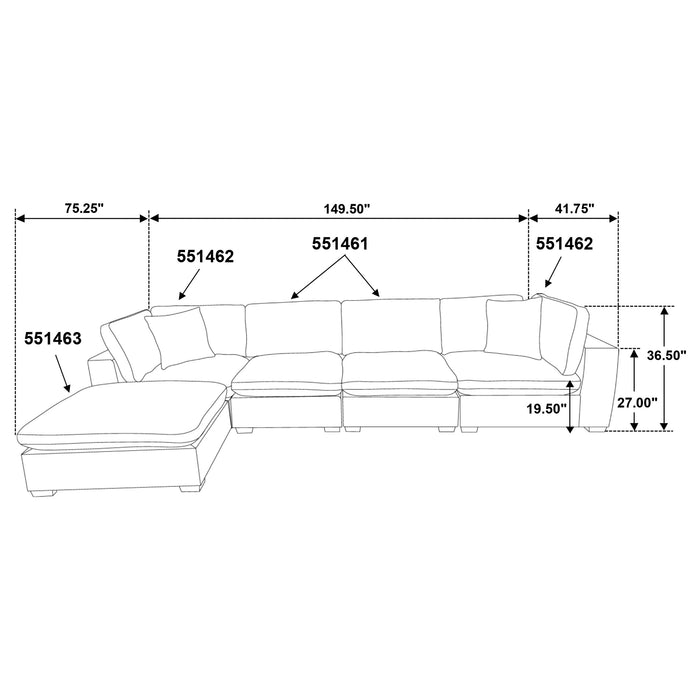 Lakeview Modular Sectionals - U&U Home Budget Furniture (Carteret, NJ)
