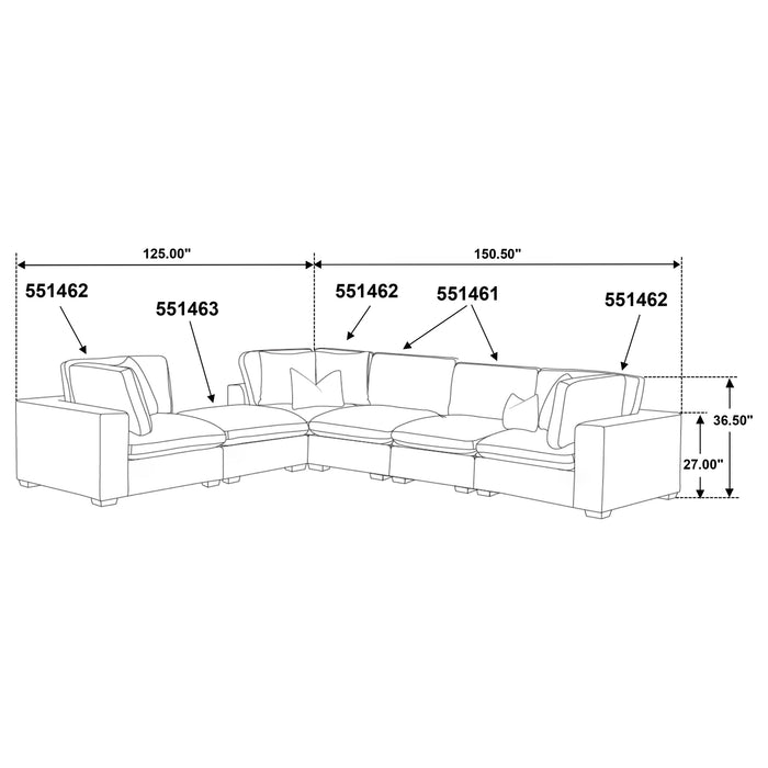Lakeview Sectionals - U&U Home Budget Furniture (Carteret, NJ)