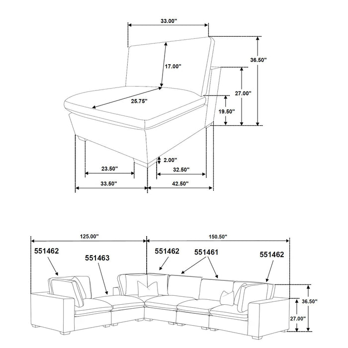 Lakeview Accent Chair - U&U Home Budget Furniture (Carteret, NJ)
