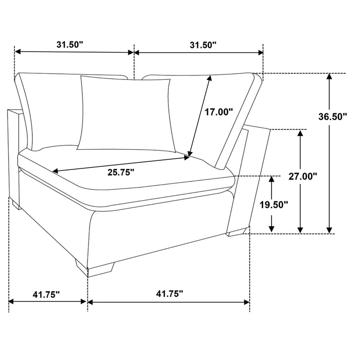 Lakeview Modular Sectionals Seating - U&U Home Budget Furniture (Carteret, NJ)