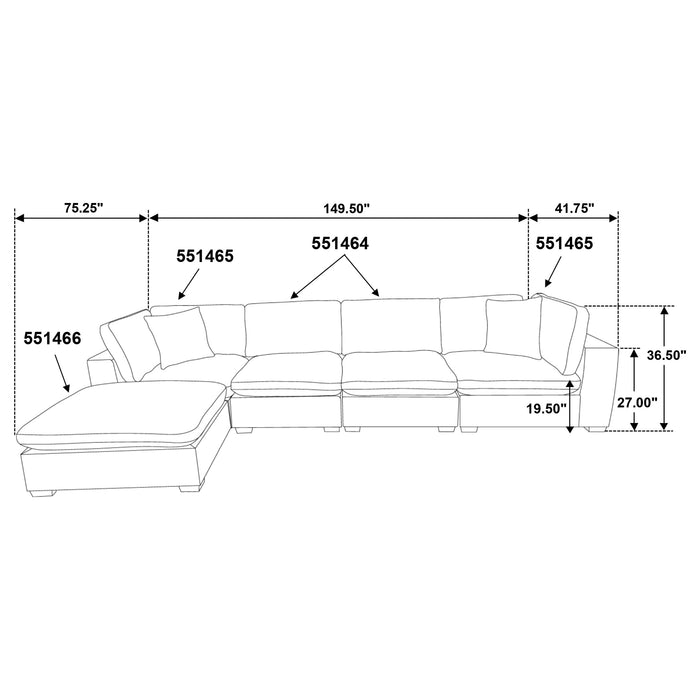 Lakeview Modular Sectionals - U&U Home Budget Furniture (Carteret, NJ)