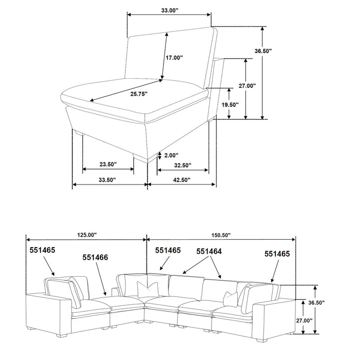 Lakeview Accent Chair - U&U Home Budget Furniture (Carteret, NJ)