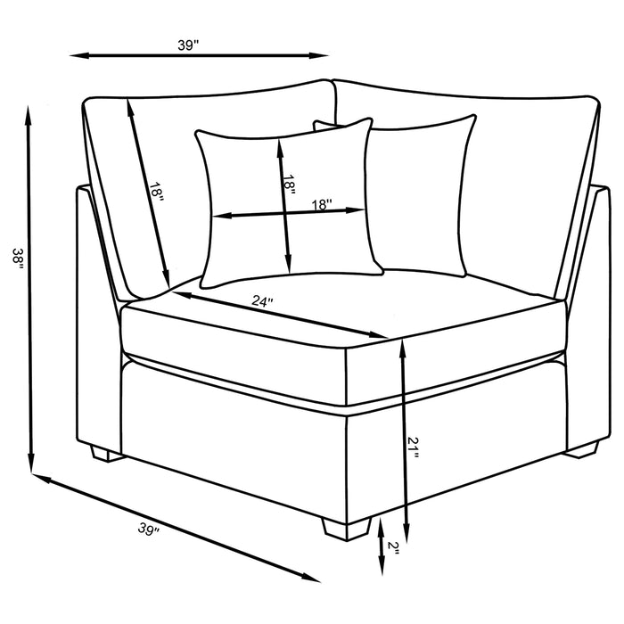 Cambria Sectionals - U&U Home Budget Furniture (Carteret, NJ)