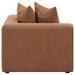Jennifer Upholstered Corner Chair - U&U Home Budget Furniture (Carteret, NJ)