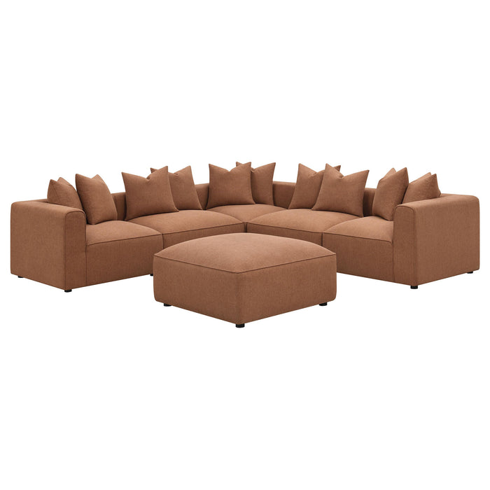 Jennifer Upholstered Corner Chair - U&U Home Budget Furniture (Carteret, NJ)