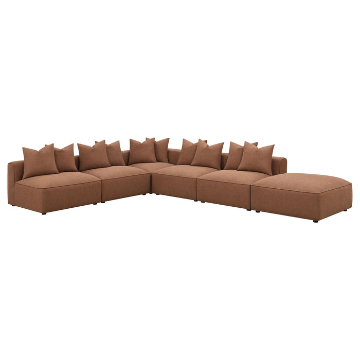 Jennifer Upholstered Corner Chair - U&U Home Budget Furniture (Carteret, NJ)