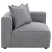 Jennifer Upholstered Corner Chair - U&U Home Budget Furniture (Carteret, NJ)