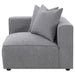 Jennifer Upholstered Corner Chair - U&U Home Budget Furniture (Carteret, NJ)
