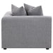 Jennifer Upholstered Corner Chair - U&U Home Budget Furniture (Carteret, NJ)