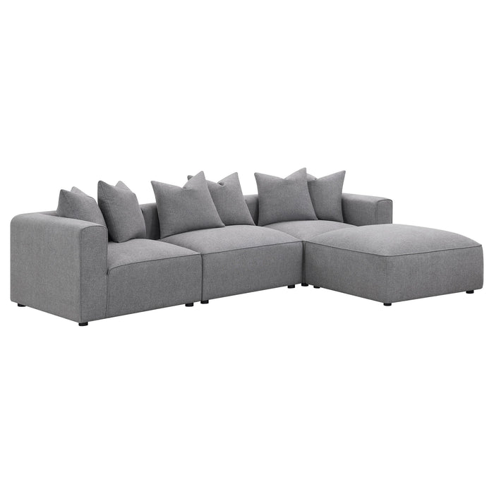 Jennifer Upholstered Corner Chair - U&U Home Budget Furniture (Carteret, NJ)