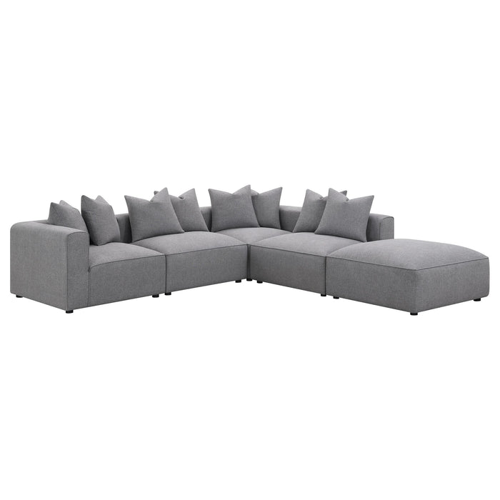 Jennifer Upholstered Corner Chair - U&U Home Budget Furniture (Carteret, NJ)