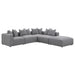 Jennifer Upholstered Corner Chair - U&U Home Budget Furniture (Carteret, NJ)