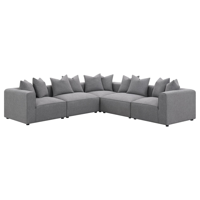 Jennifer Upholstered Corner Chair - U&U Home Budget Furniture (Carteret, NJ)