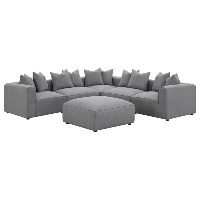 Jennifer Upholstered Corner Chair - U&U Home Budget Furniture (Carteret, NJ)