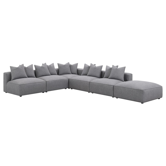 Jennifer Upholstered Corner Chair - U&U Home Budget Furniture (Carteret, NJ)