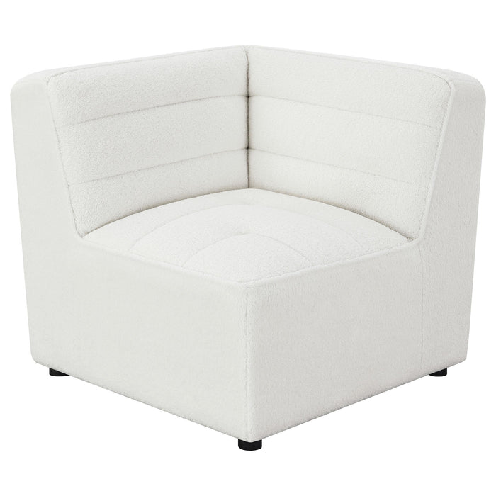 Sunny Upholstered Corner Chair - U&U Home Budget Furniture (Carteret, NJ)