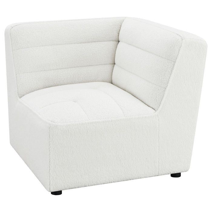 Sunny Upholstered Corner Chair - U&U Home Budget Furniture (Carteret, NJ)