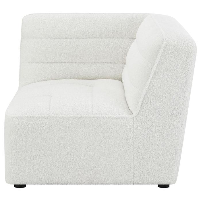 Sunny Upholstered Corner Chair - U&U Home Budget Furniture (Carteret, NJ)