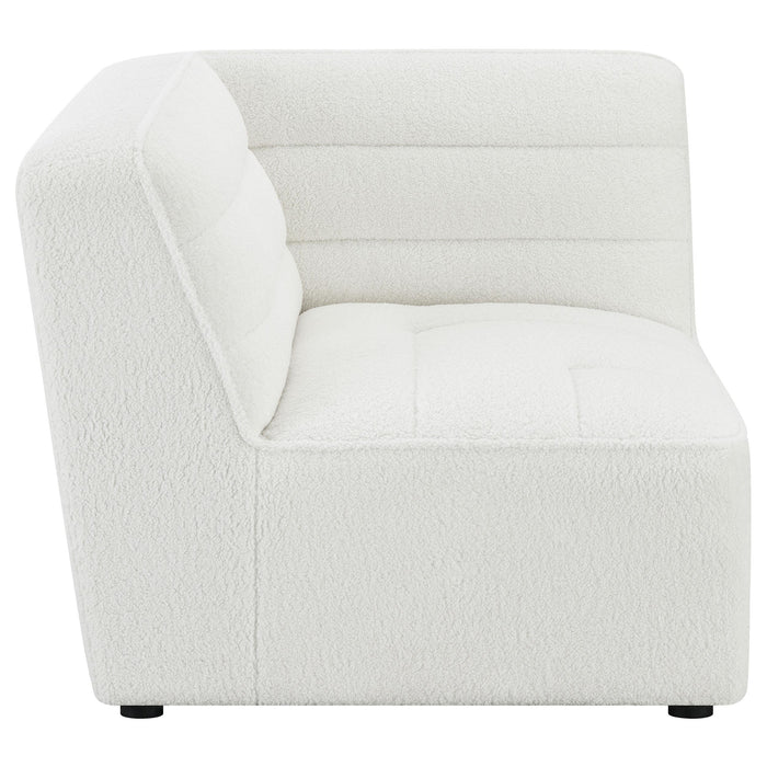 Sunny Upholstered Corner Chair - U&U Home Budget Furniture (Carteret, NJ)